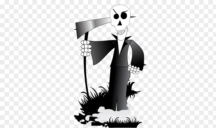 Vector Skeleton Monster Halloween Drawing PNG
