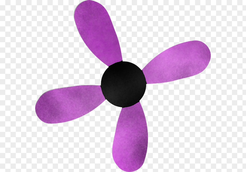 Violet Purple Propeller Magenta Ceiling Fan PNG