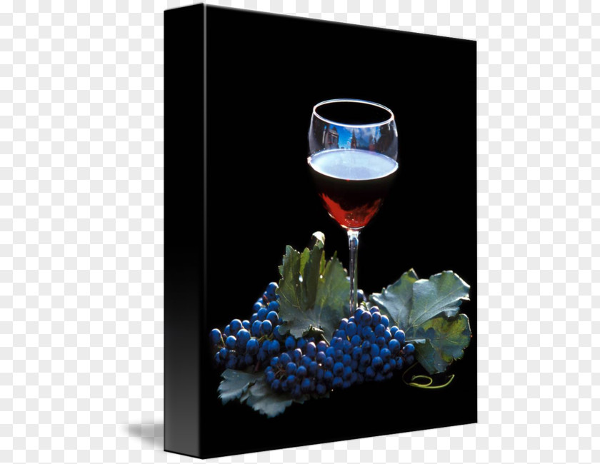 Wine Glass Red Giclée Grape PNG