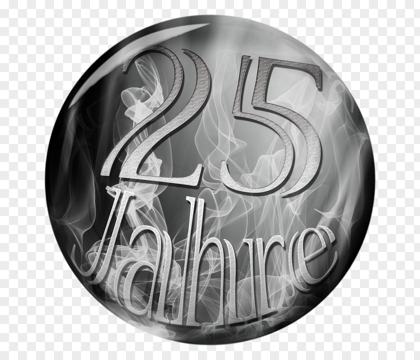 25 Year Clip Art Jubileum Anniversary Silver Wedding Image PNG