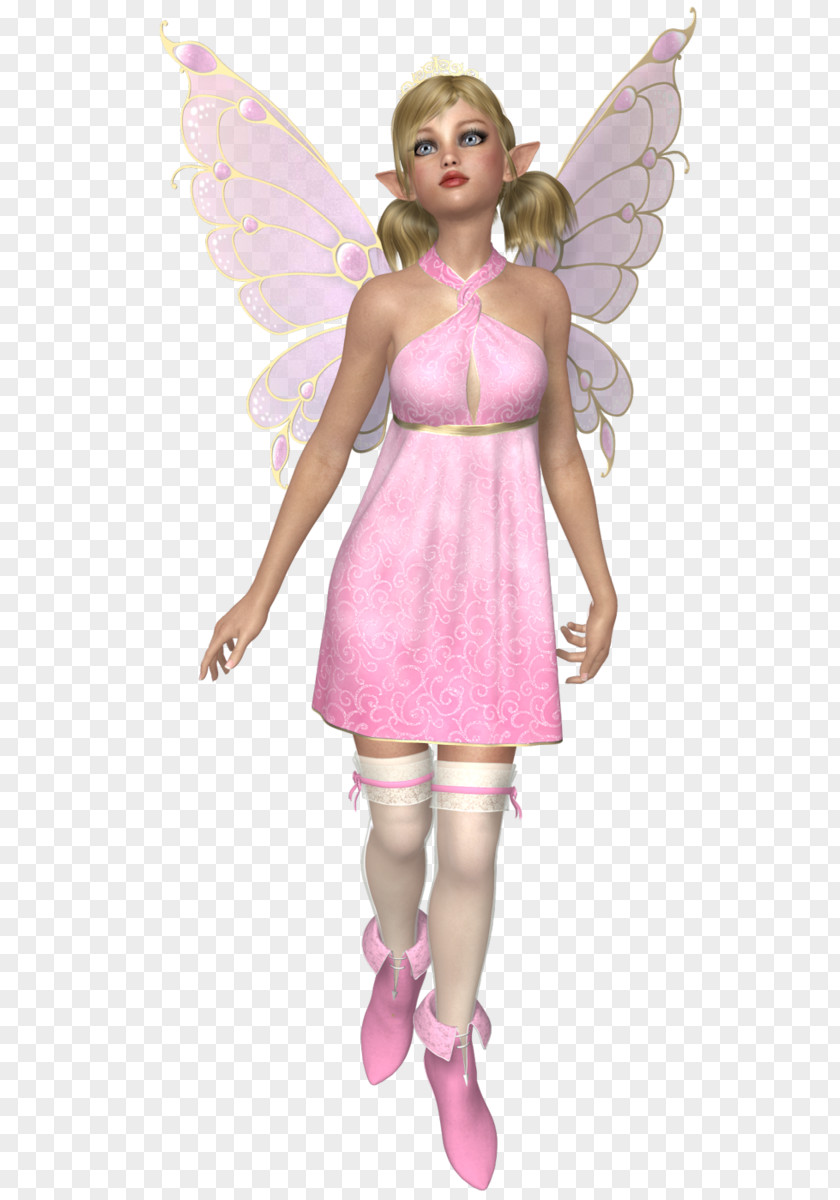 Fairy Barbie Costume Design Pink M PNG