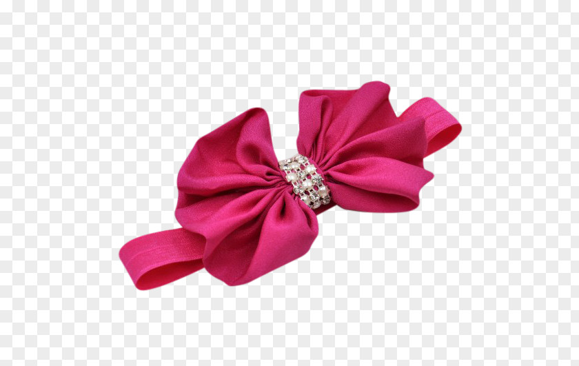 Fuchsia Hair Tie Headband Pink Infant PNG