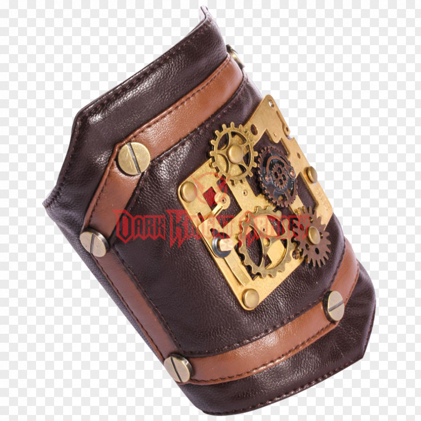 Steampunk Hat Gear Artificial Leather Cuff PNG