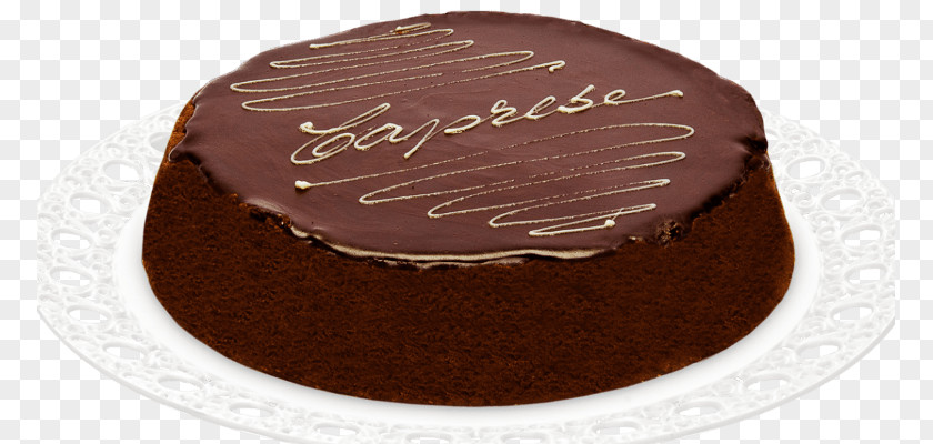 Torta Caprese Chocolate Cake Sachertorte Prinzregententorte PNG