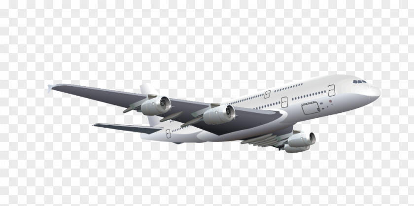 Aircraft Airplane Boeing 767 Euclidean Vector PNG