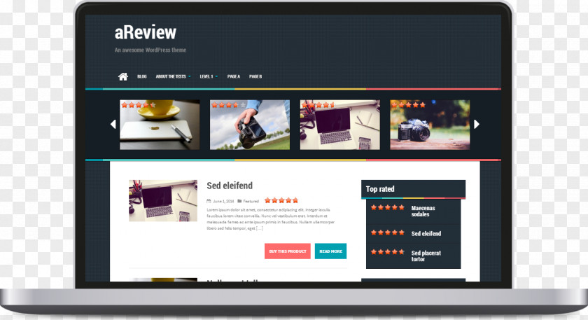 Bootstrap WordPress Theme Computer Software Blog Responsive Web Design PNG