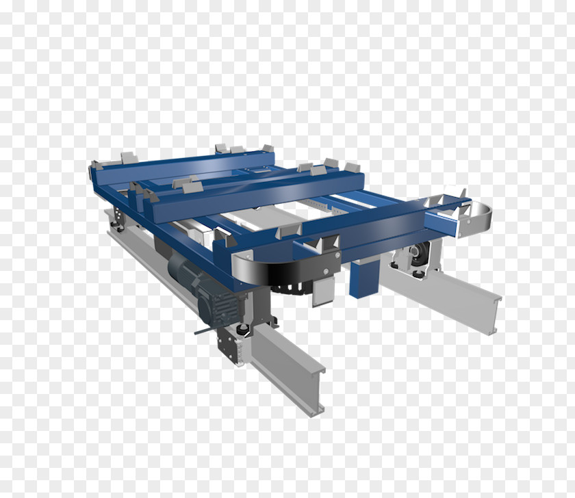 Box Logistics Monorail Car Conveyor System Industry Material Handling PNG