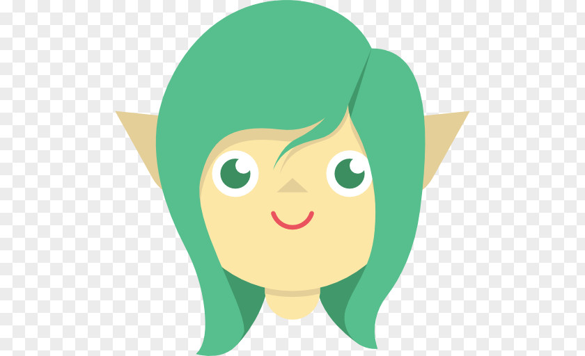 Cartoon Elf Icon PNG