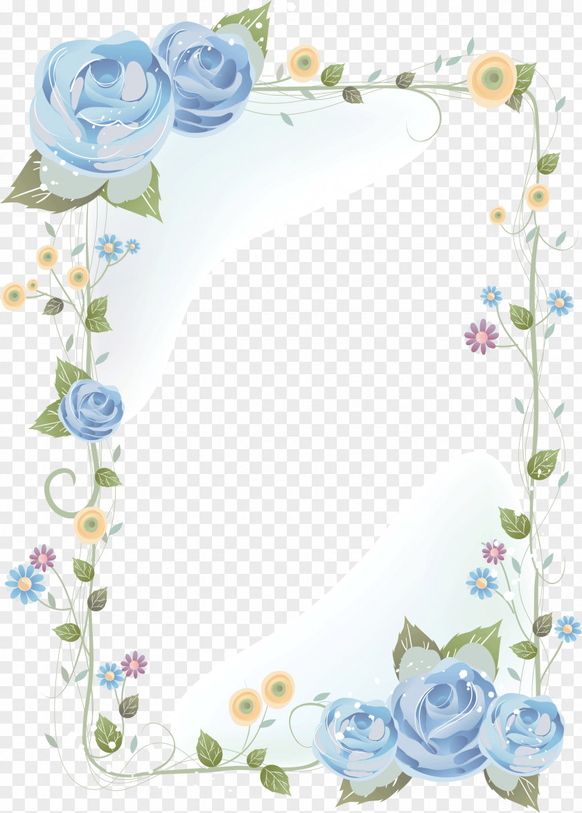 Dream Flower Borders Paper Drawing Floral Design Clip Art PNG