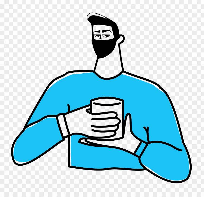 Drinking Tea PNG