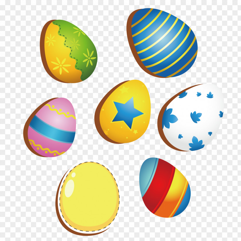 Easter Egg Vector Material PNG
