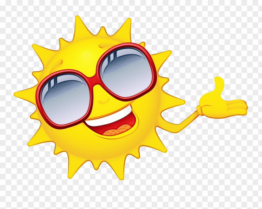 Smile Glasses Summer Cheerful PNG