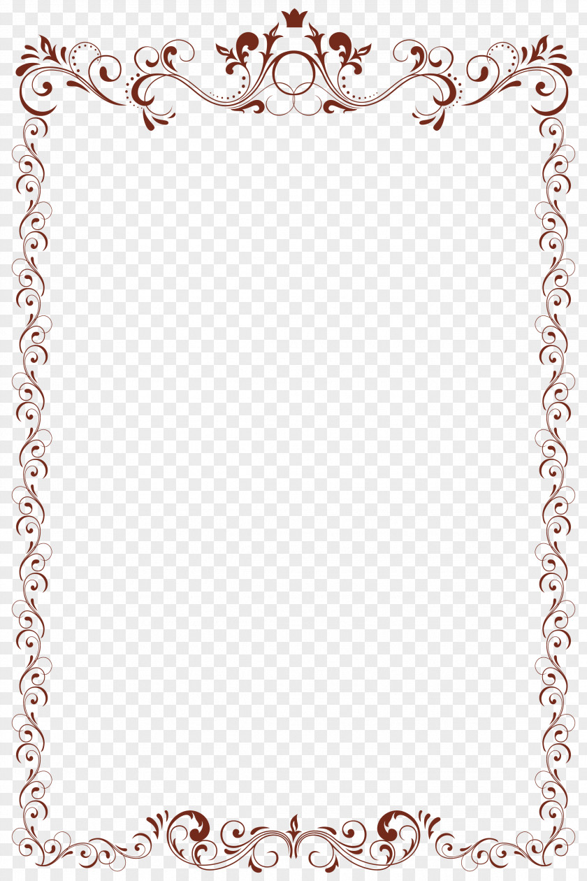 Vintage Art Border Clip PNG