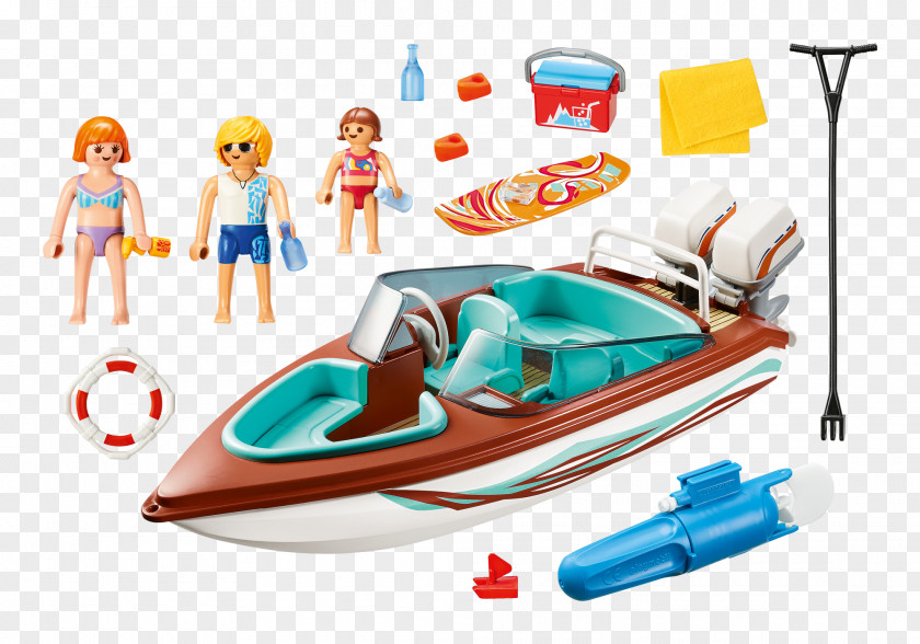 Boat Playmobil Underwater Motor Boats Playset PNG