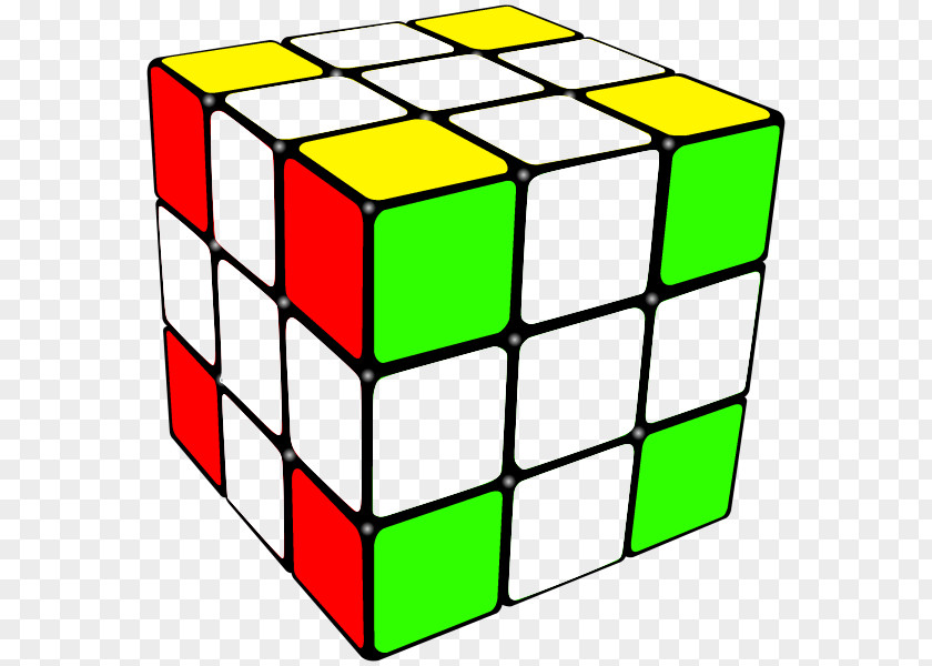Cube Rubik's Mathematical Game Coloring Book Layer By PNG