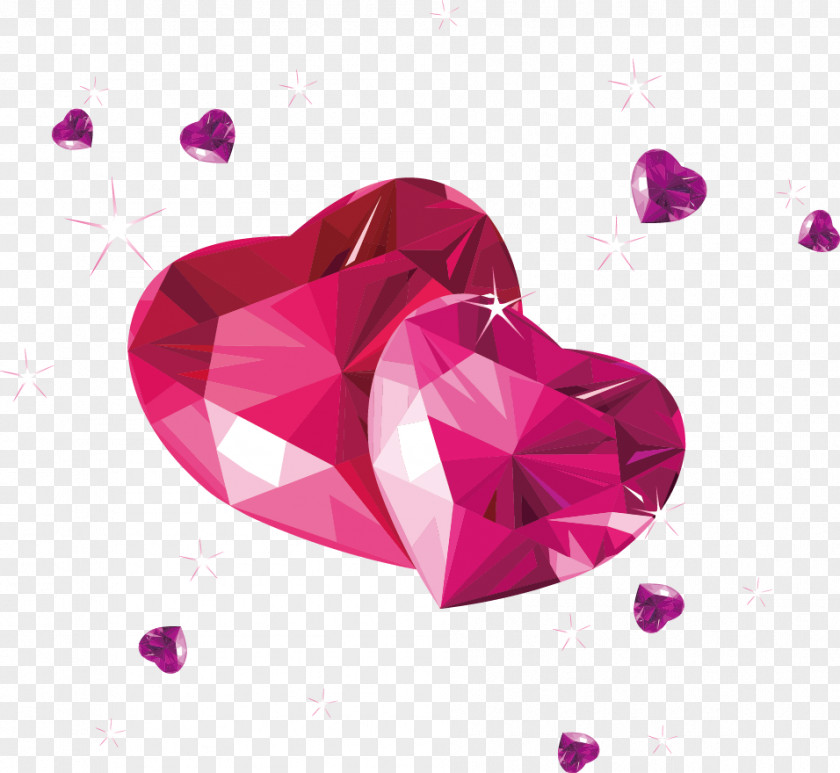 Diamond Heart Pearl Jewellery Pink Bracelet PNG