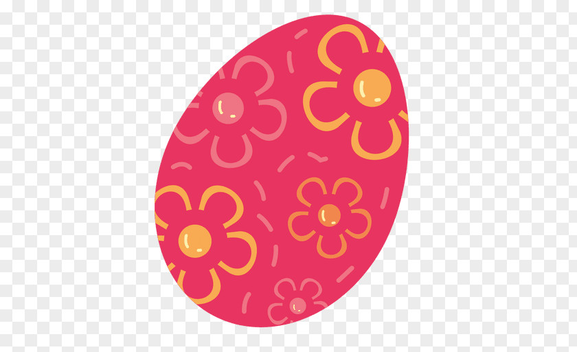 Easter Egg Orange PNG