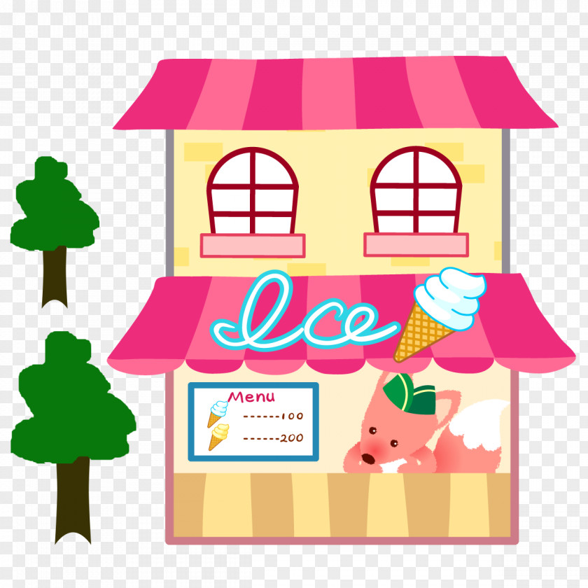Ice Cream Shop Parlor Image Train Chocolate PNG