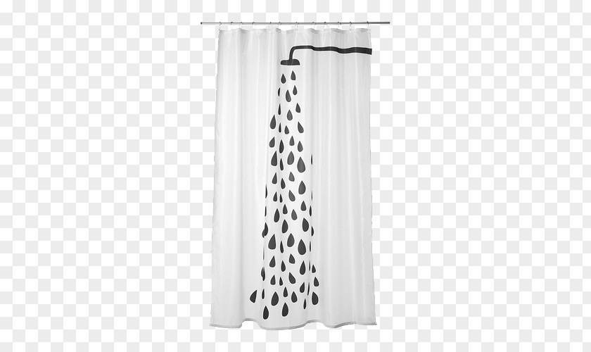 White Shower Curtain Towel Expedit IKEA Douchegordijn PNG