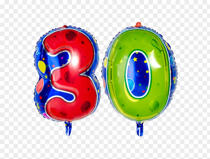 Balloon Numbers Toy Gift Birthday Mail PNG