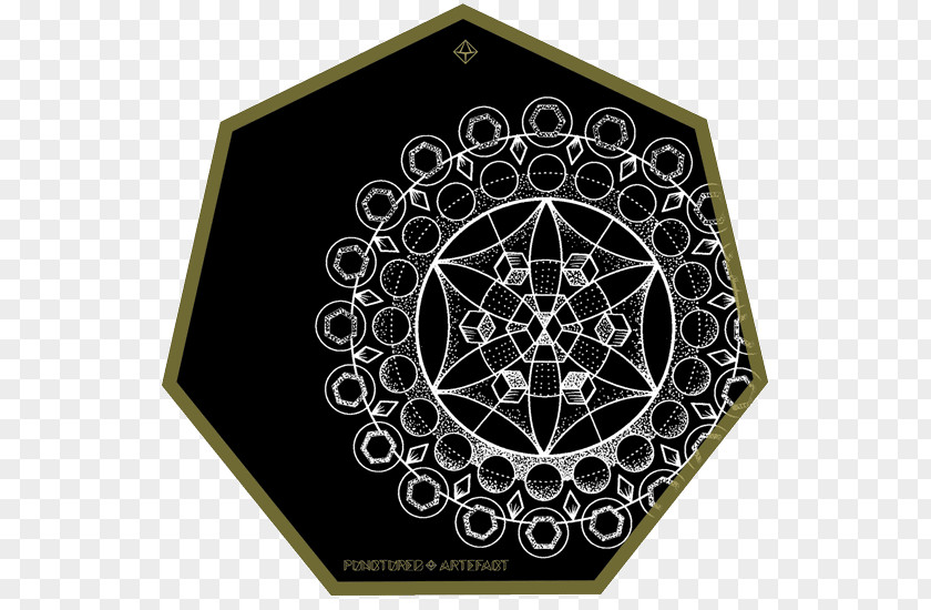 Ink Shading Material Symmetry Circle Pattern PNG