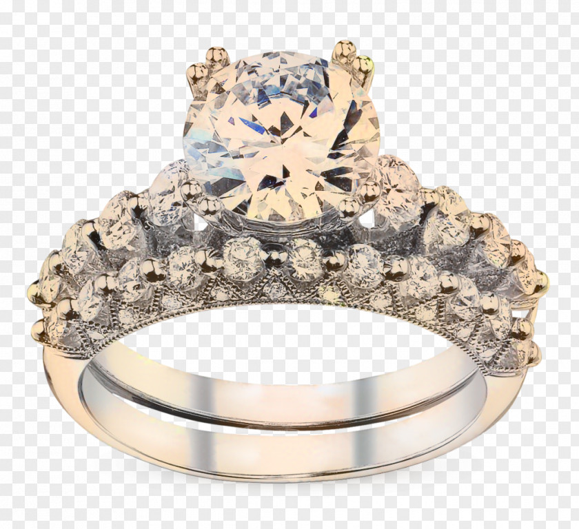 Wedding Ring Engagement Verragio Gold PNG