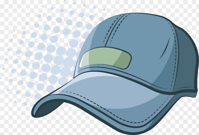 Blue Duck Tongue Hat Baseball Cap Illustration PNG