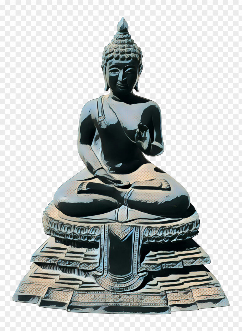 Classical Sculpture Statue Figurine Meditation PNG
