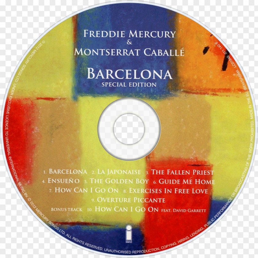 Freddie Mercury Compact Disc Barcelona Musician Song PNG
