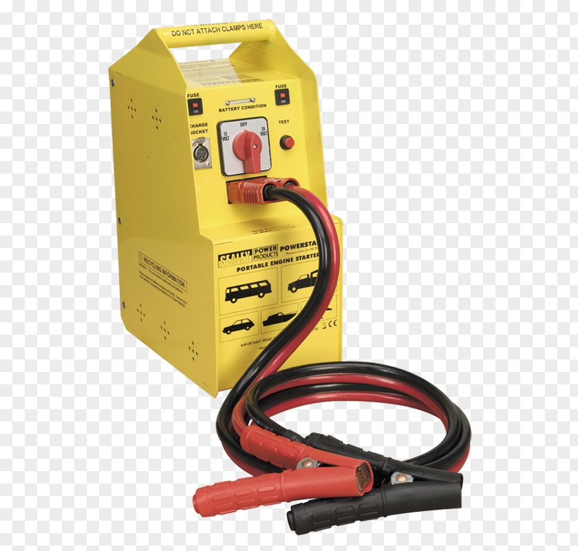 Jump Start Battery Charger Electrical Cable Mains Electricity Electric PNG