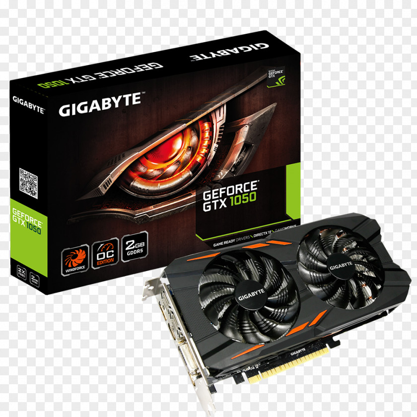 Nvidia Gtx Graphics Cards & Video Adapters GDDR5 SDRAM NVIDIA GeForce GTX 1050 Gigabyte Technology Processing Unit PNG