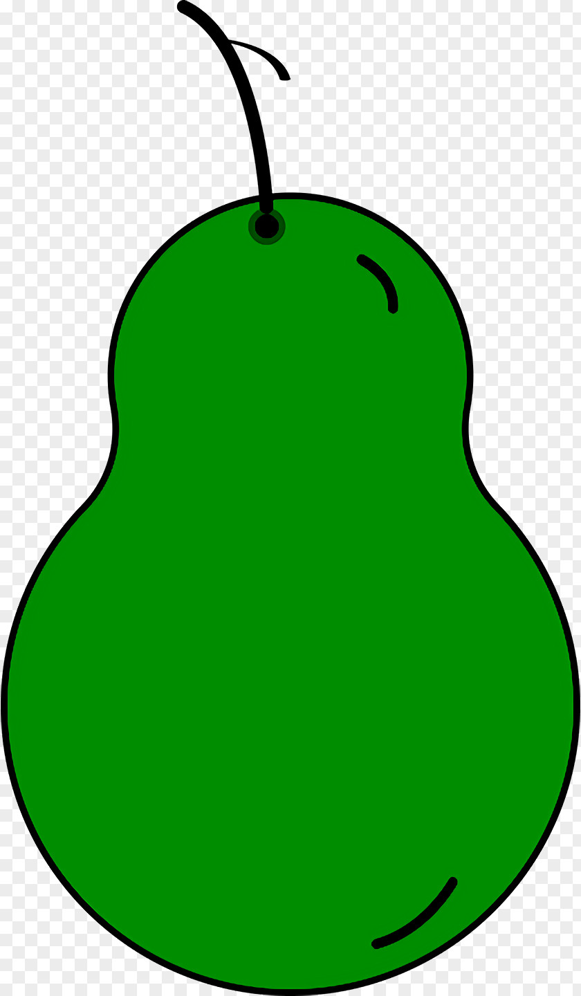 Pear Drawing Green Document PNG