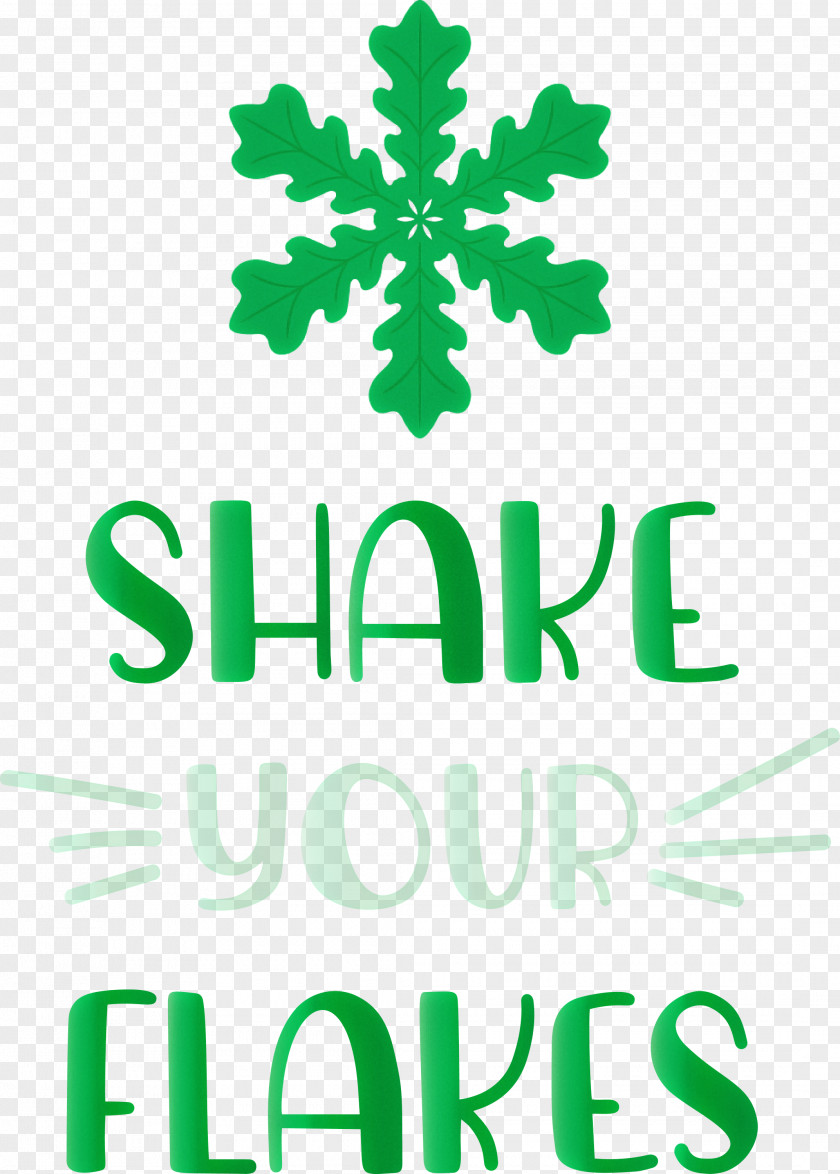 Snow Shake Your Flakes Winter PNG