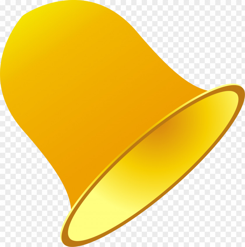 Yellow Cartoon Bells Font PNG
