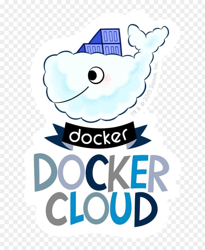 Cloud Sticker Docker DevOps Decal Brand PNG