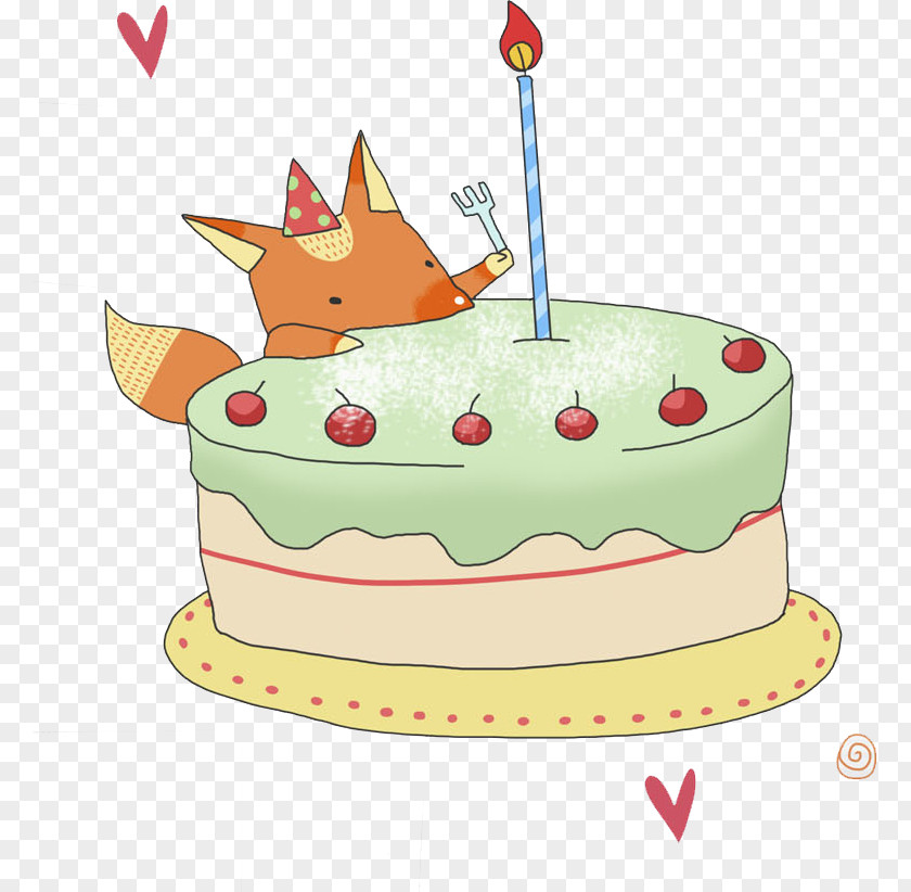 Birthday Cake Party Candle PNG