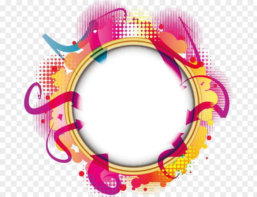 Color Ring Vector Pink PNG