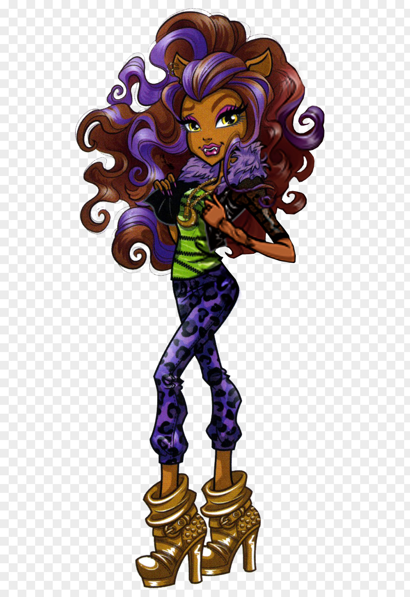 Doll Monster High Clawdeen Wolf Frankie Stein Toy PNG
