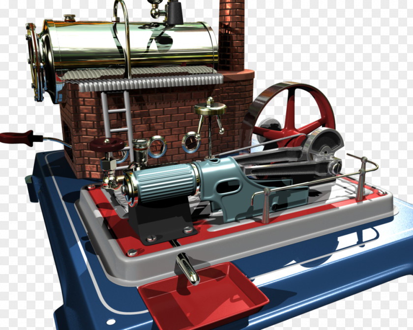 Engine Steam Wilesco Machine Live PNG