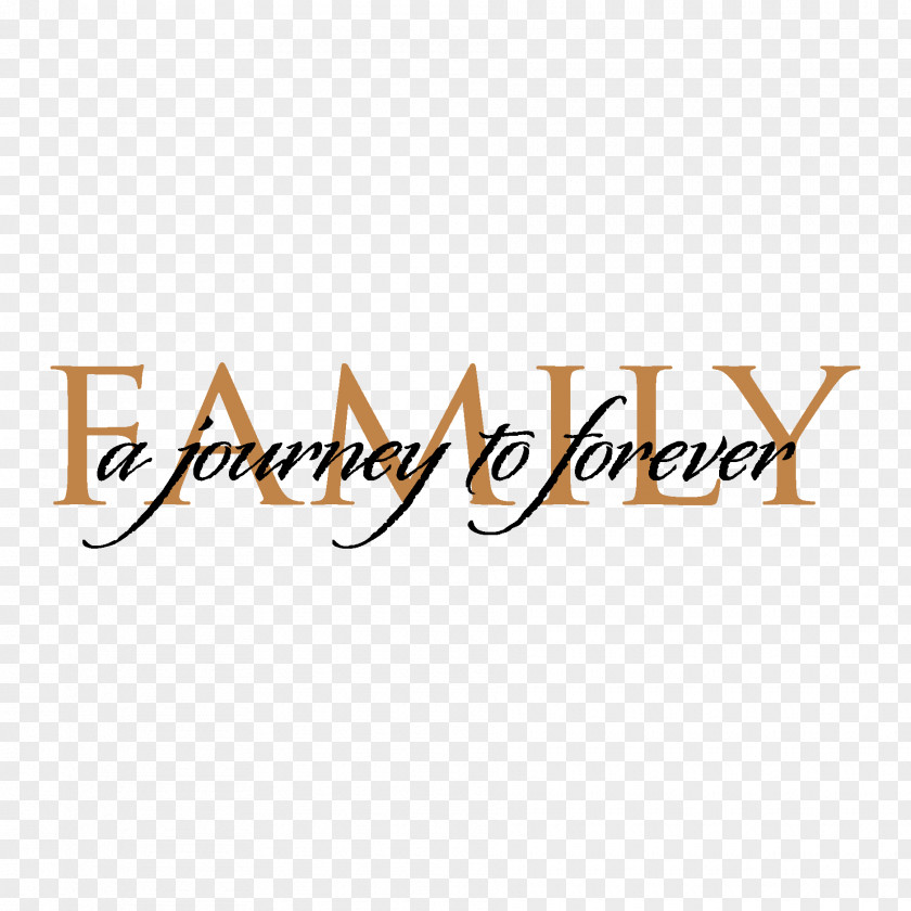 Family Quote Logo Brand Line Font PNG
