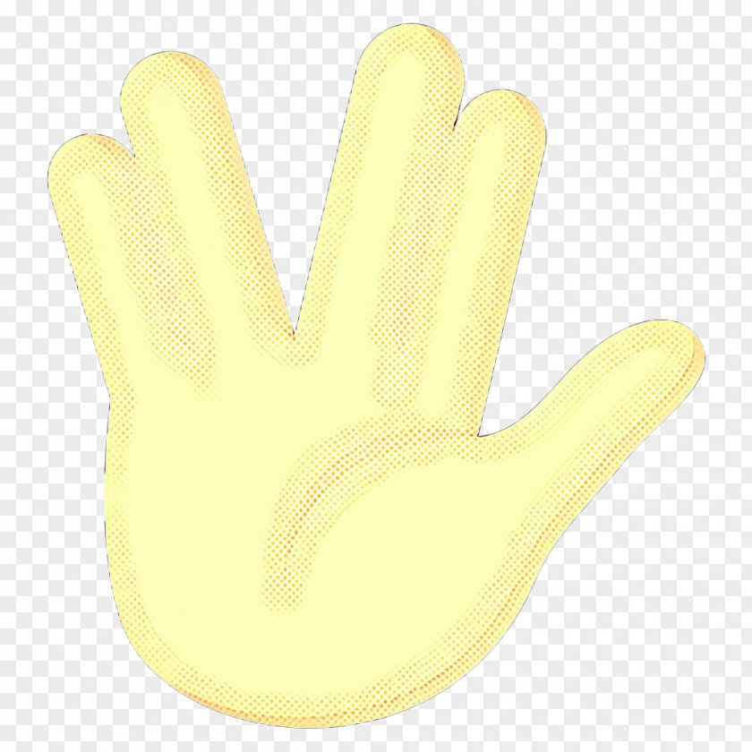 Gesture Fashion Accessory Yellow Glove Hand Personal Protective Equipment Safety PNG