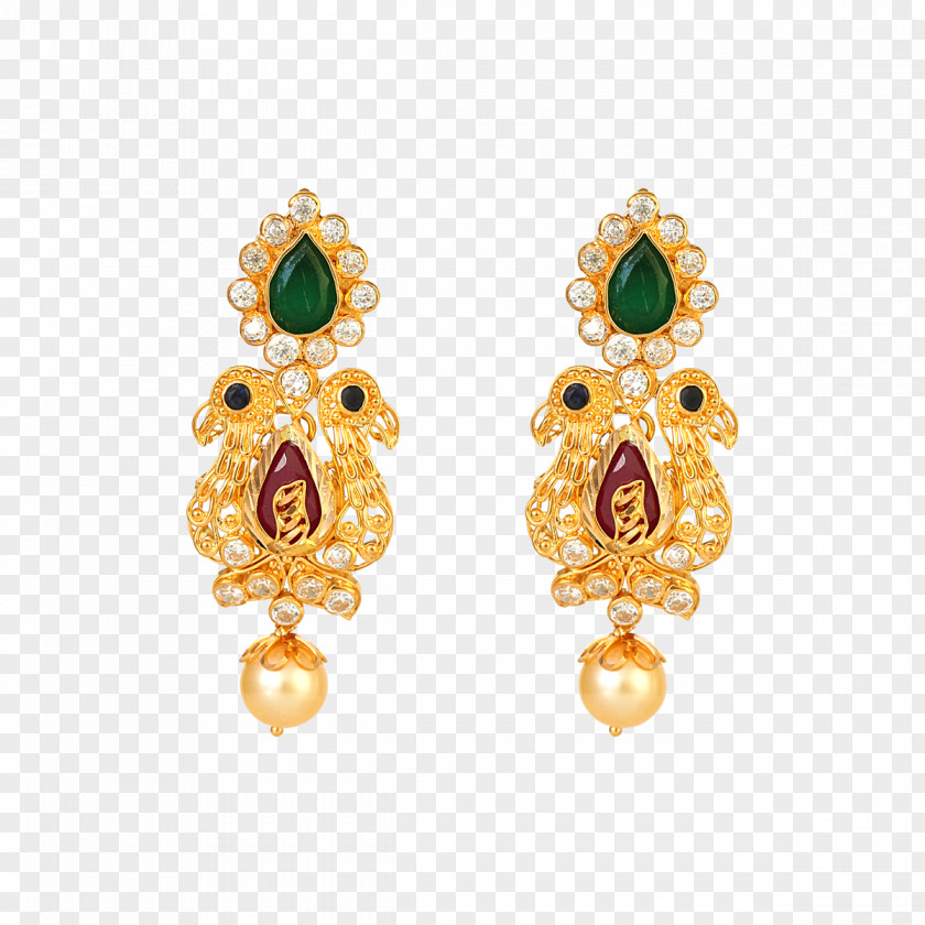 Jwellery Earring Lalithaa Jewellery Gold Necklace PNG