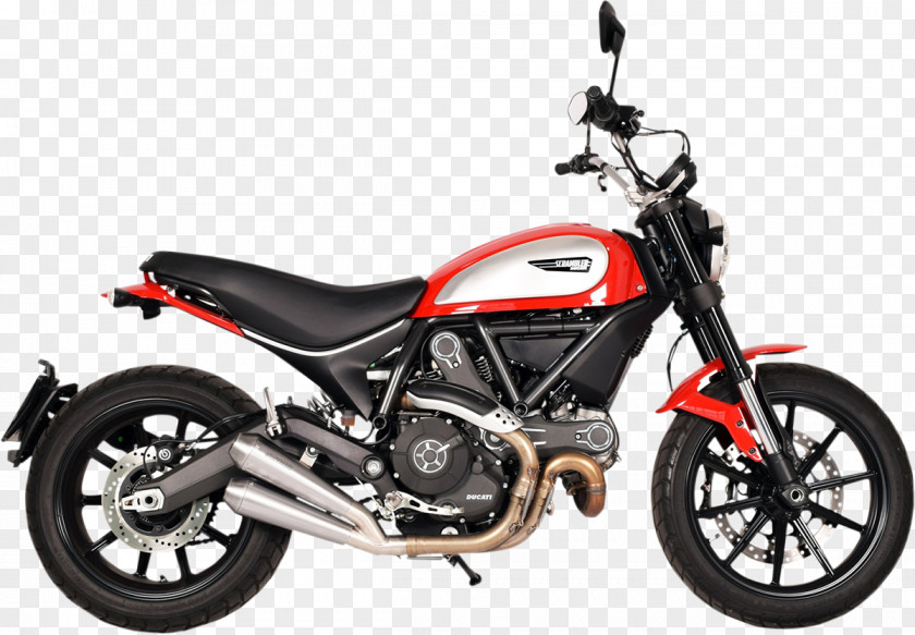 Motorcycle MIVV Ducati Scrambler 800 Exhaust System PNG