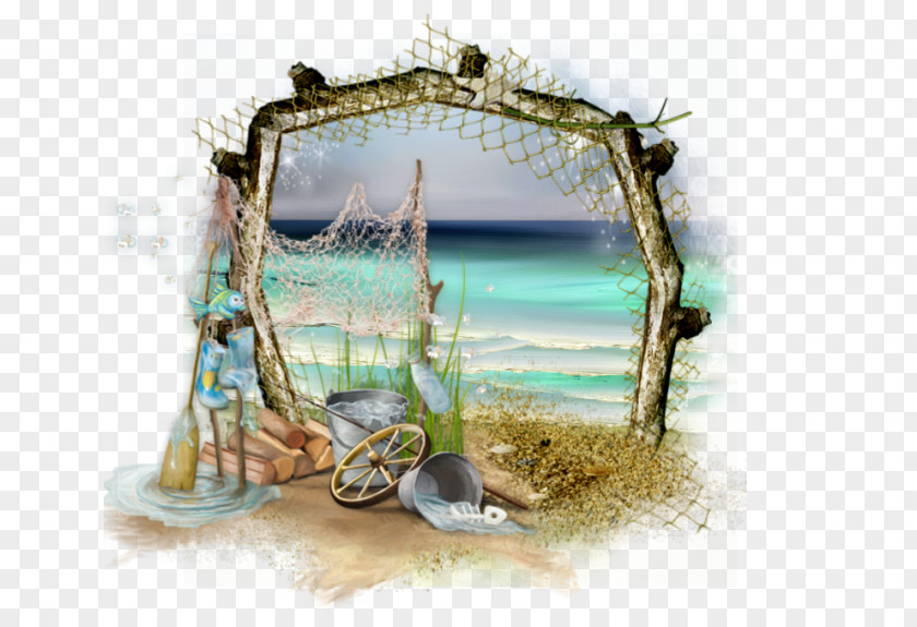 Picture Frames Fishing Nets Clip Art PNG