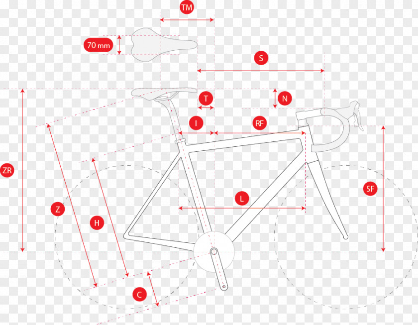 Racing Border Binnenbeenlengte Bicycle Pattern PNG