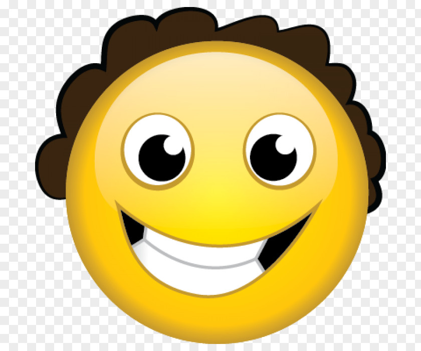 Smiley Emoji Emoticon Face Hair PNG