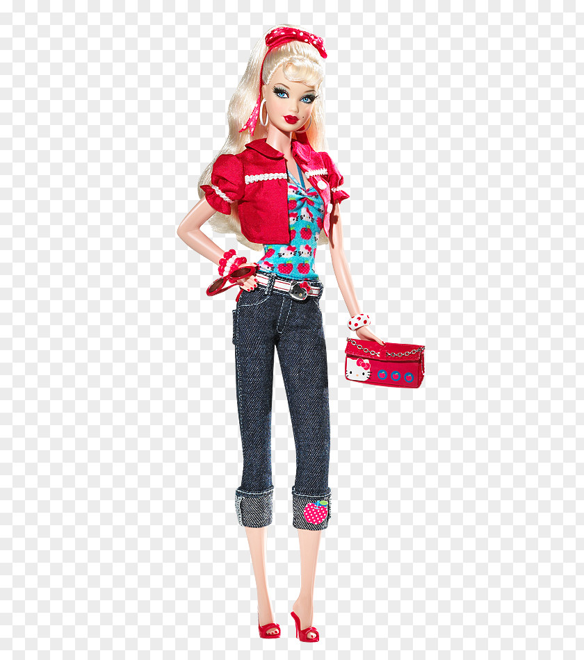Barbie Hello Kitty Doll 2008 Amazon.com PNG