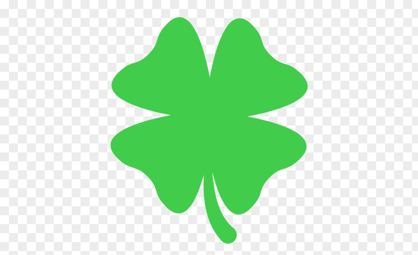 Emoji Four-leaf Clover Symbol Luck PNG