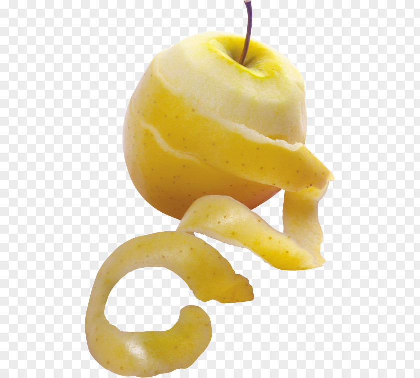 Peeled Apple Auglis Peel Fruit PNG