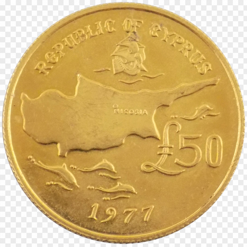 50 Fen Coins Gold Coin Bullion Cyprus PNG